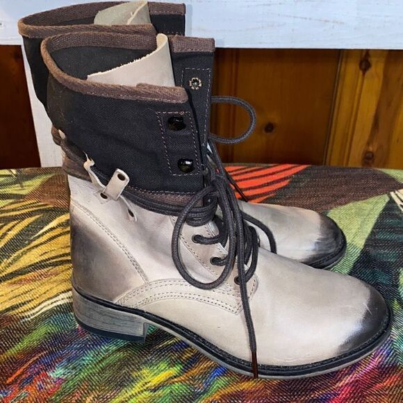 Matisse Mechanic Combat Boot distressed size 7.5 - Picture 4 of 14